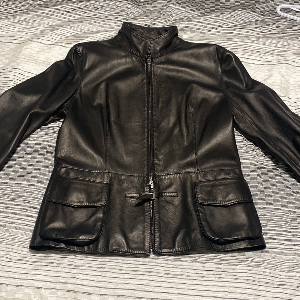Italy made leather jacket